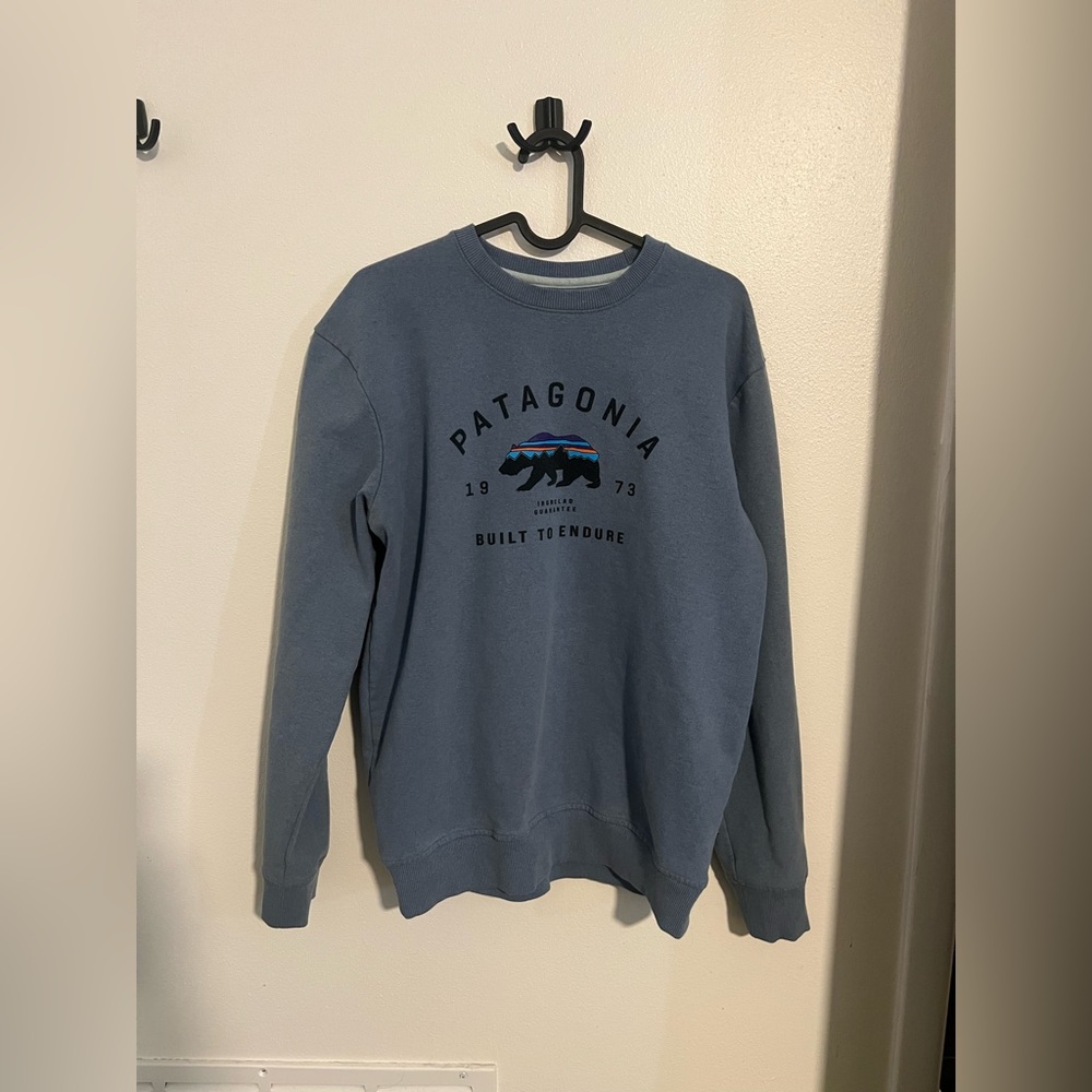 Patagonia Men's Slate Blue Crewneck Sweater